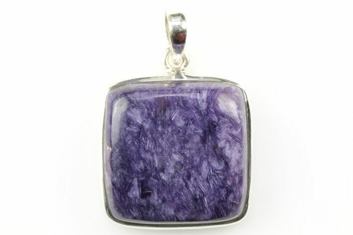 Siberian Charoite Pendant (Necklace) - Sterling Silver #211910